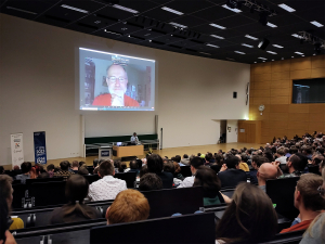 Bild des Onlinevortrags von Harals Lesch auf der Tagung der GAMM