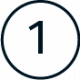 Zahlen-Icon 1 für die Teilziele der Forschungsprojekte